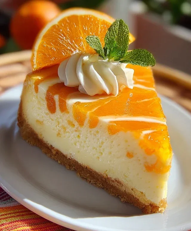 Orange Creamsicle Cheesecake