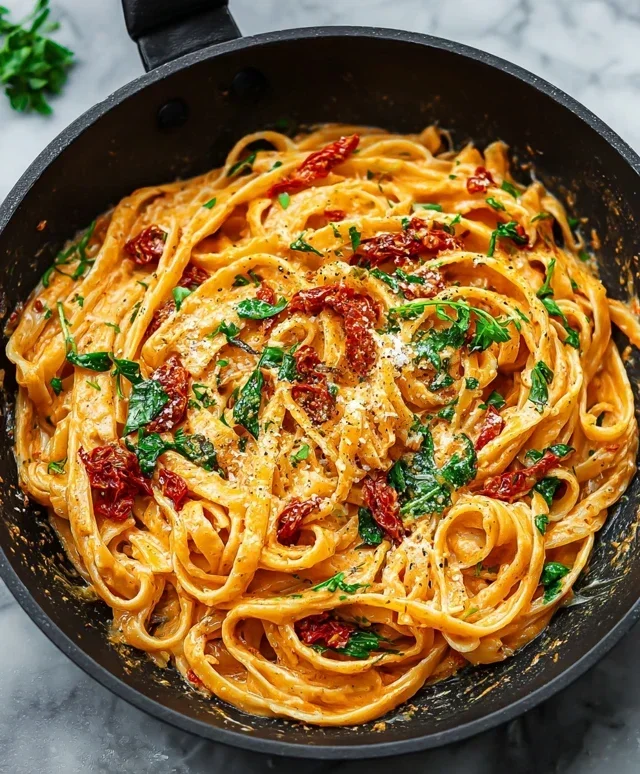 Vegan Creamy Sun Dried Tomato Pasta Recipe