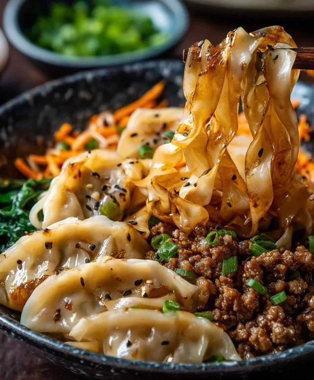 Potsticker Noodle Bowl