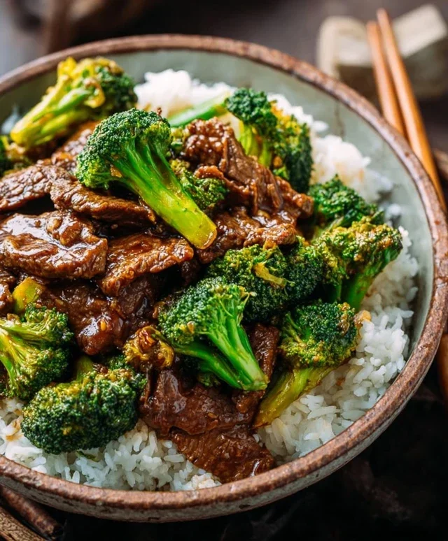 Chinese Beef and Broccoli (牛肉炒西兰花)