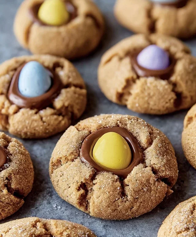Cadbury Egg Kiss Cookies