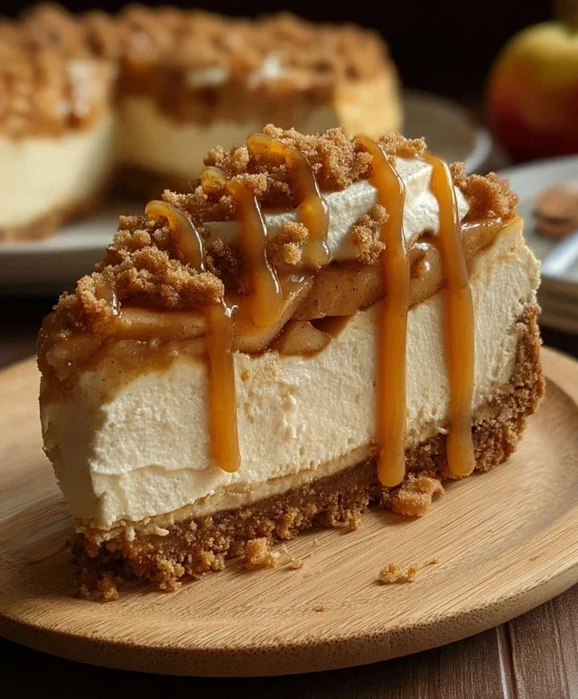 No bake Apple pie cheesecake