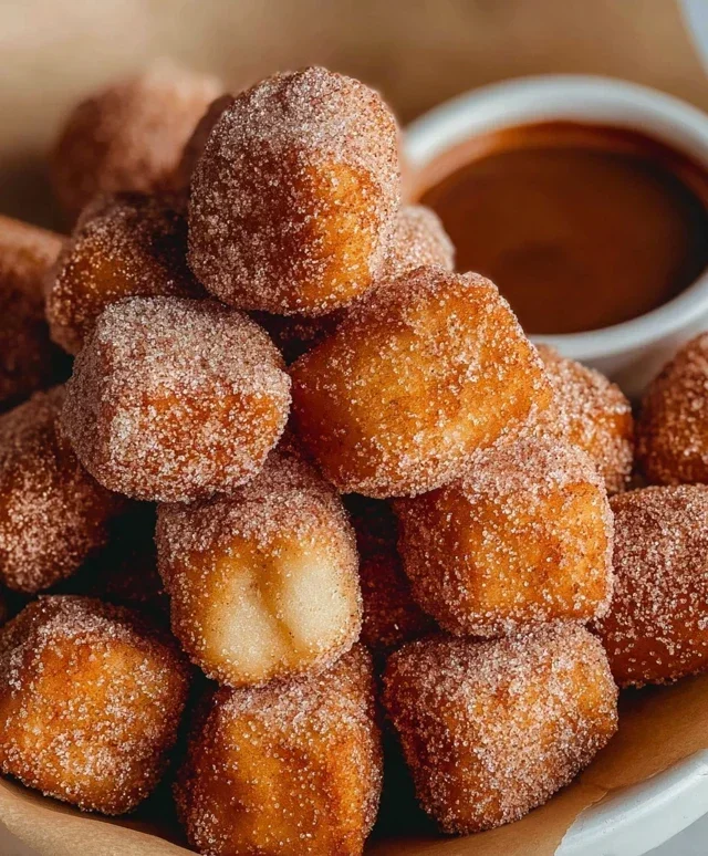 Sweet Air Fryer Churro Bites Recipe