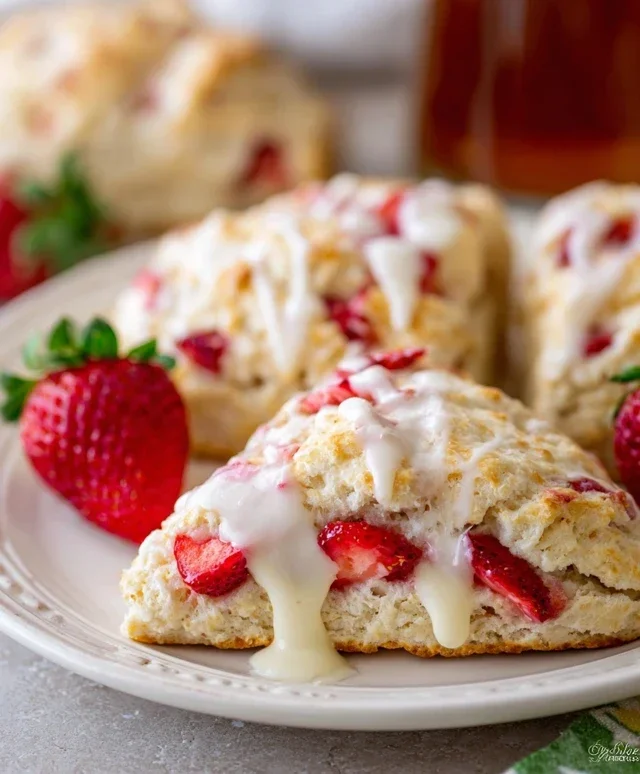 Strawberry Scones