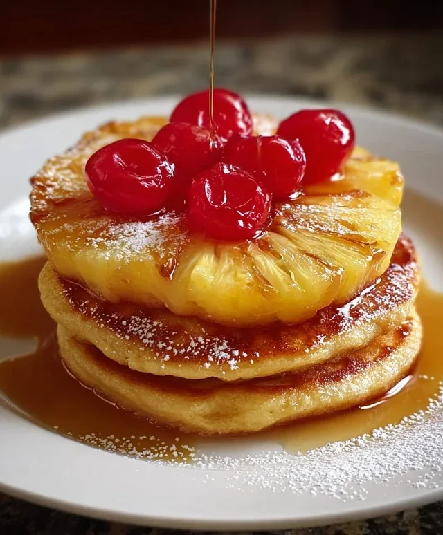 Pineapple Upside-Down Pancakes
