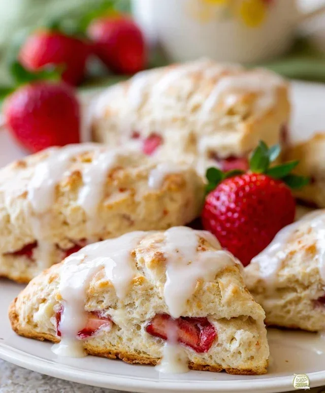 Strawberry Scones