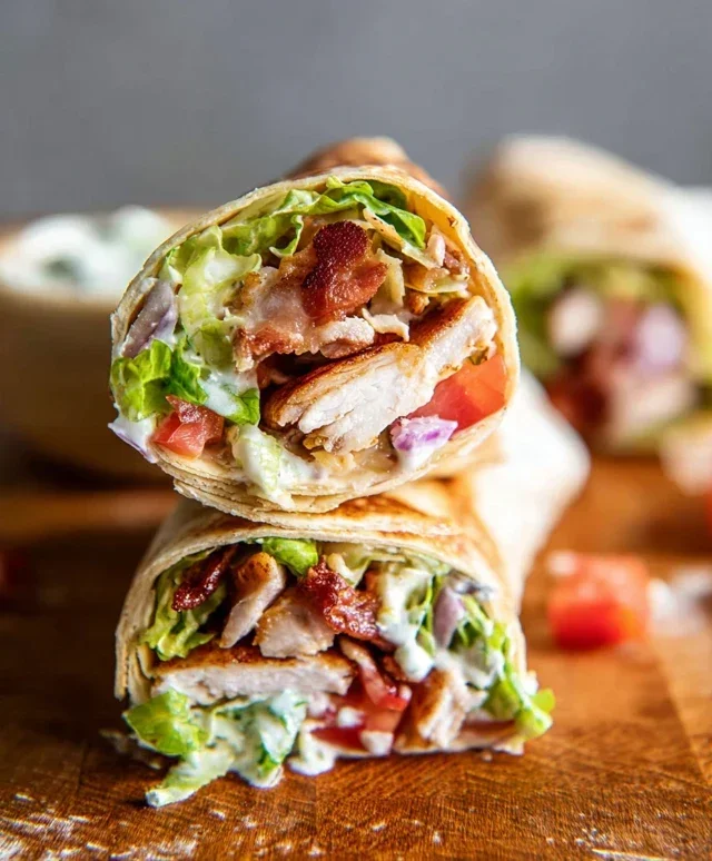 Crispy Chicken Beef Beef Bacon Ranch Wrap