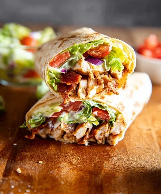 Crispy Chicken Beef Beef Bacon Ranch Wrap