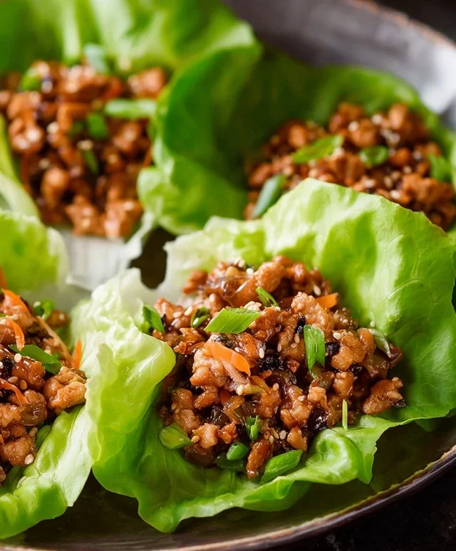 Crunchy PF Chang's Lettuce Wraps