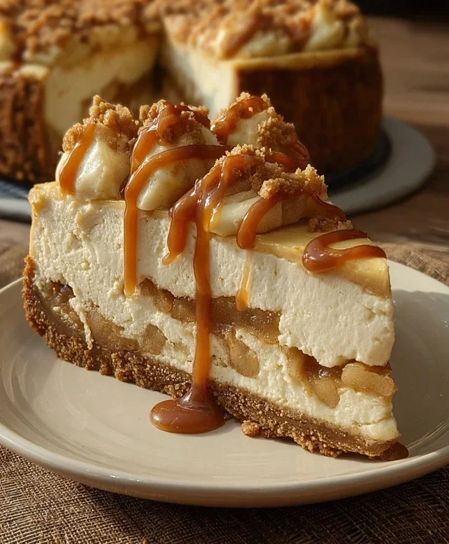 No bake Apple pie cheesecake