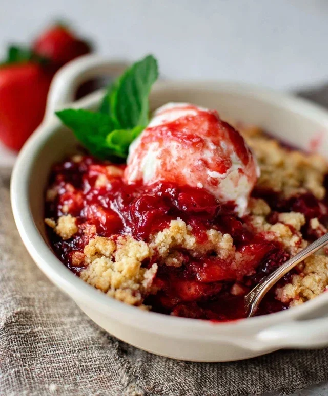 Strawberry Cobbler