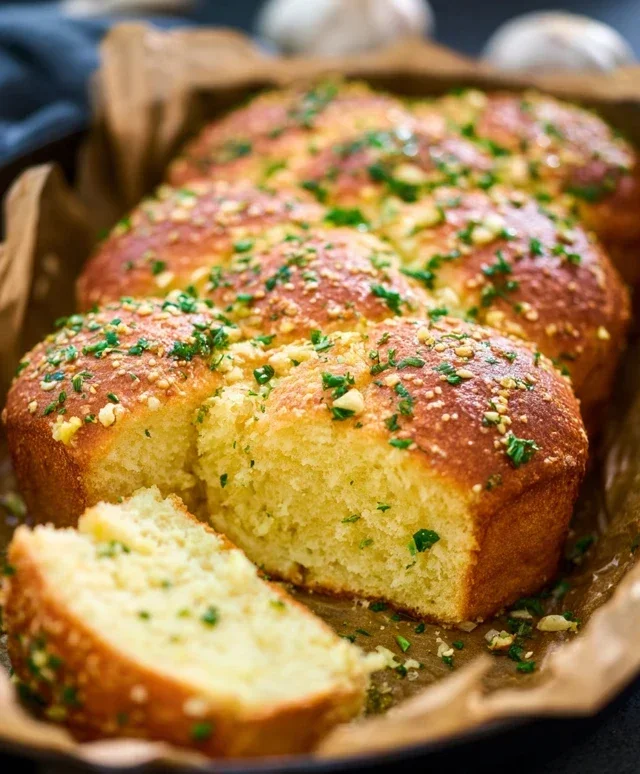 Garlic Butter Keto Bread