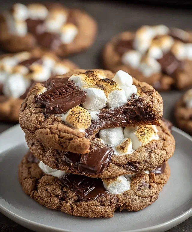 Hershey's Chocolate S'mores Cookies