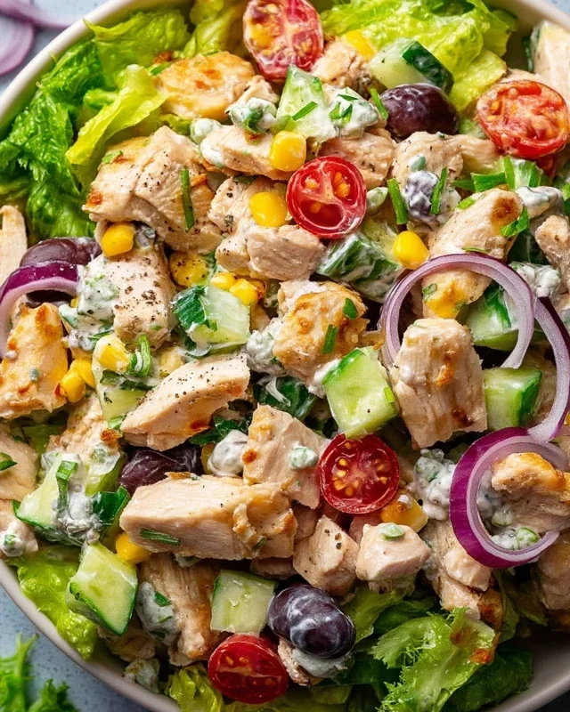 Healthy Ranch Chicken Salad