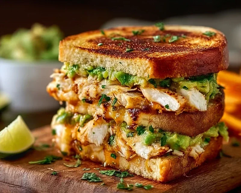 Chicken Avocado Melt Sandwich