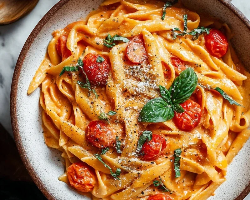 Easy One Pot Creamy Tomato Pasta