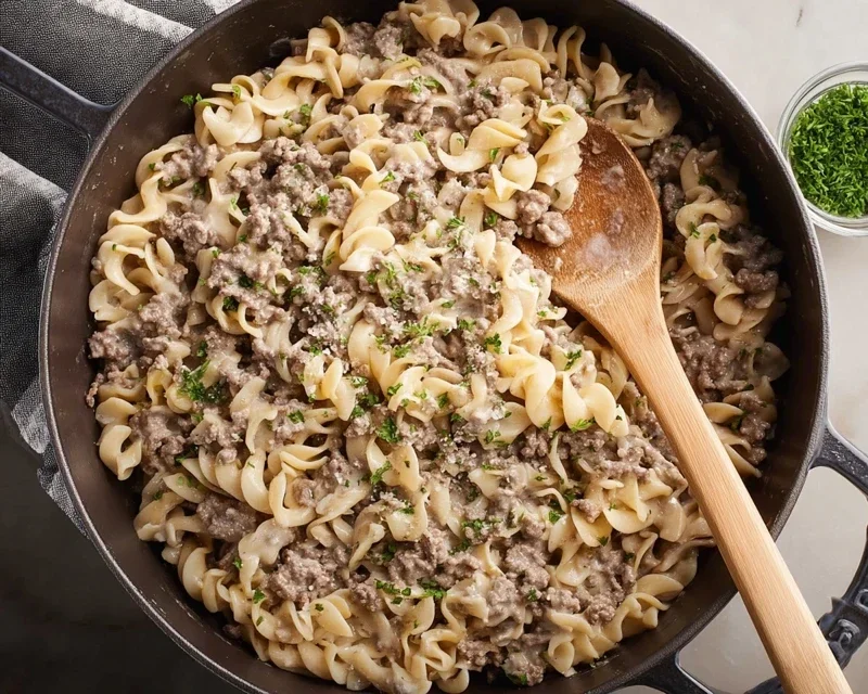 30-Minute Ground Beef Stroganoff