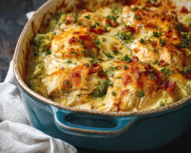 Easy Low Carb Chicken Casserole