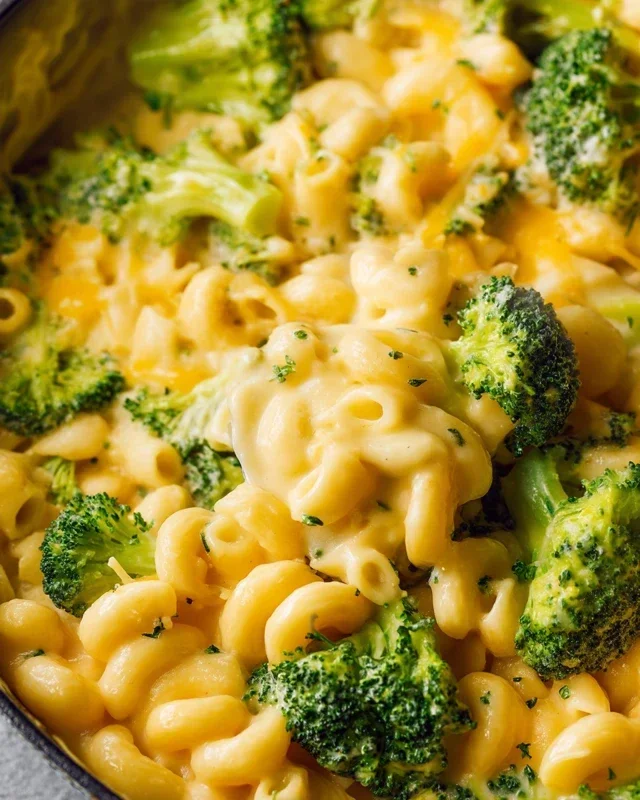 One Pot Healthy Broccoli Mac and Cheese