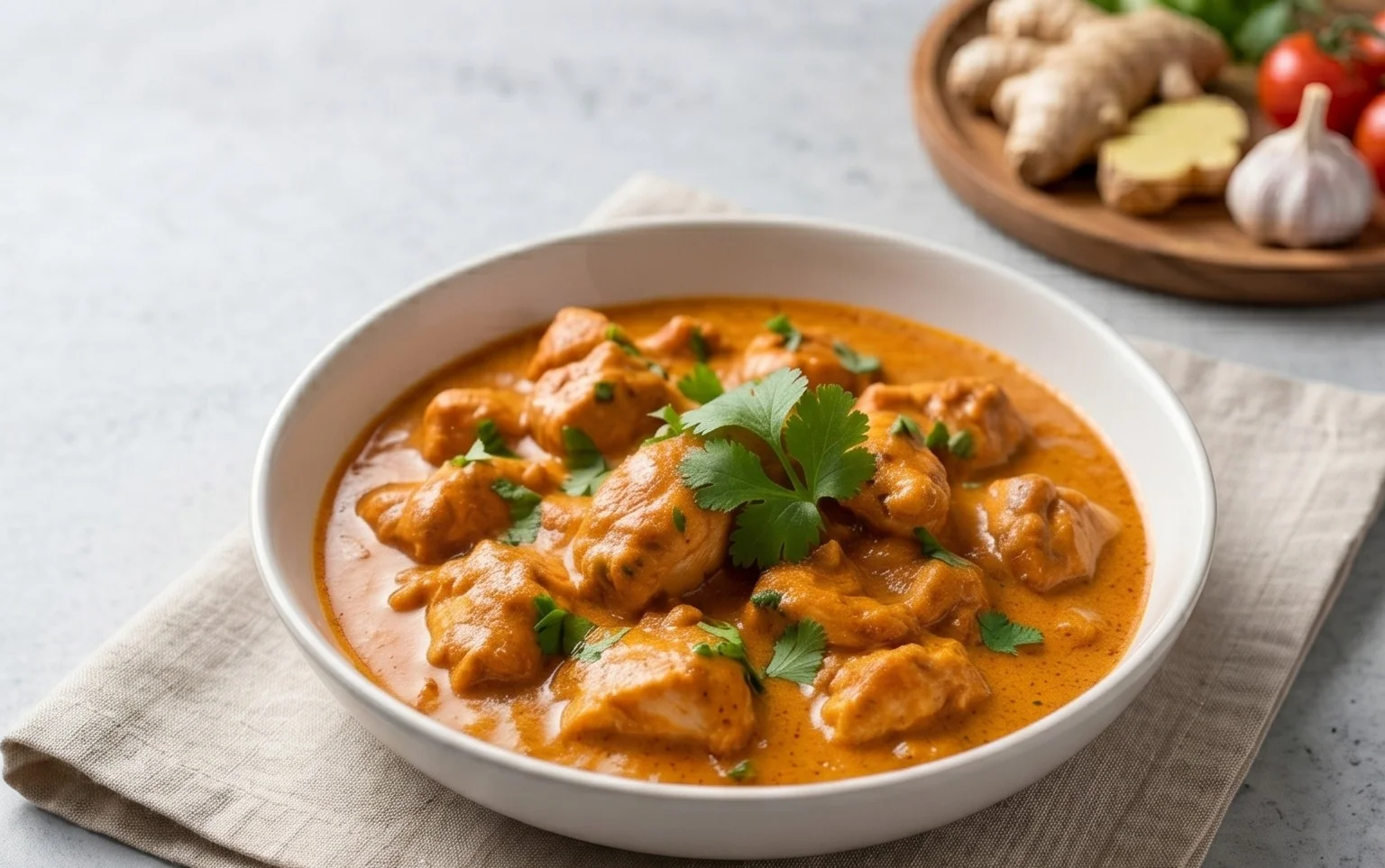 Creamy Oven Baked Chicken Thighs