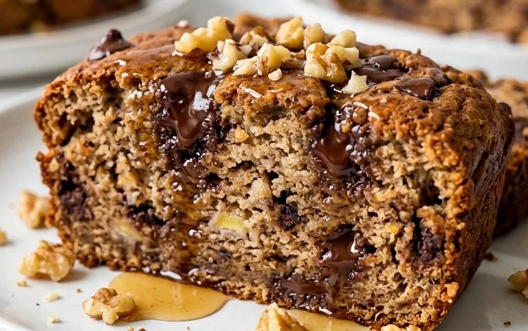 Healthy 5-Ingredient Flourless Banana Bread