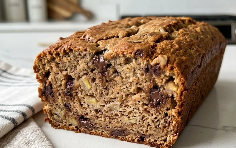 Healthy 5-Ingredient Flourless Banana Bread