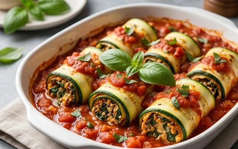 Vegan Zucchini Rollatini