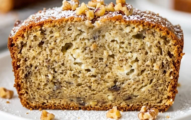 Cottage Cheese Banana Bread