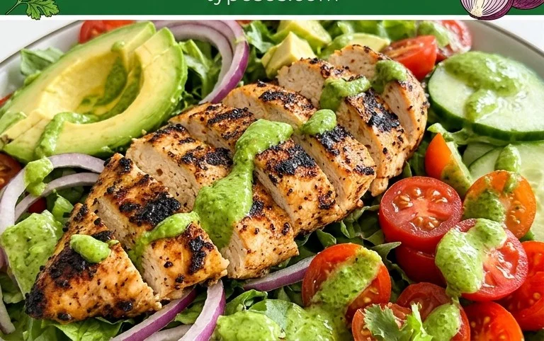 Peruvian Grilled Chicken Salad