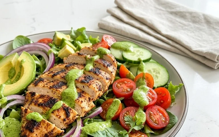 Peruvian Grilled Chicken Salad