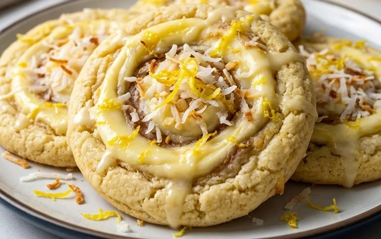 Lemon Coconut Cheesecake Cookies
