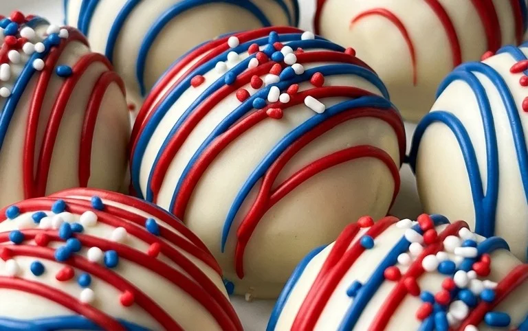 Patriotic Oreo Balls