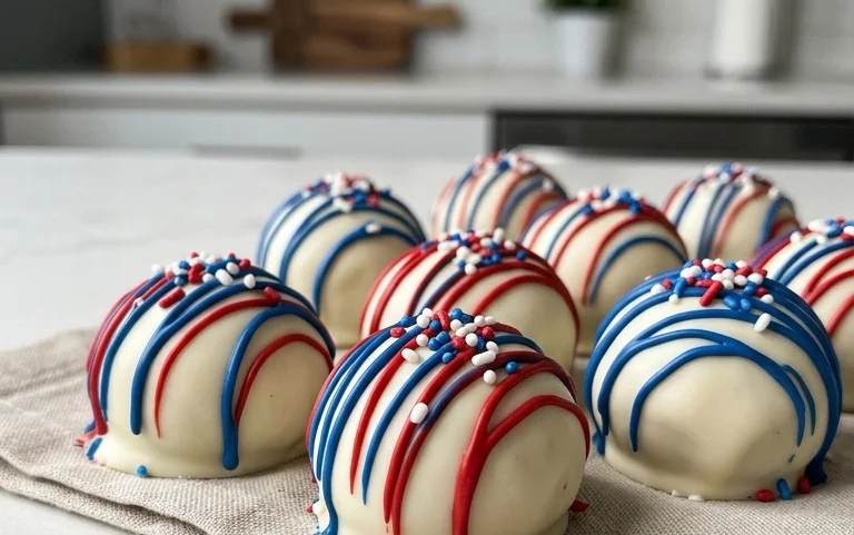 Patriotic Oreo Balls