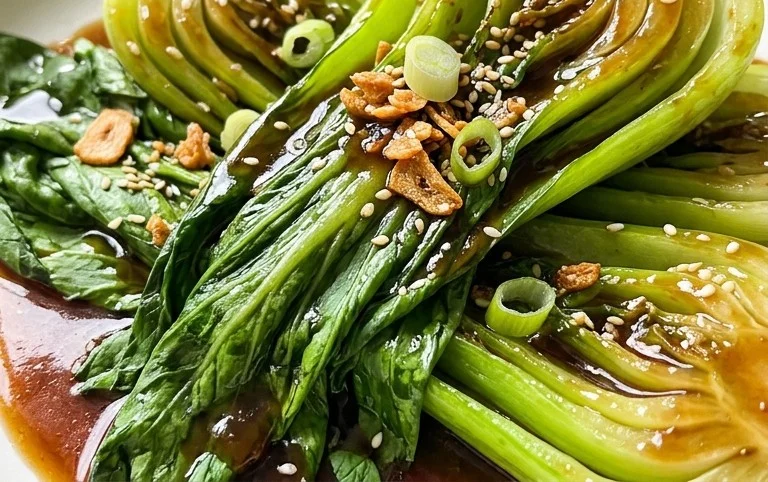 Bok Choy with Oyster Sauce