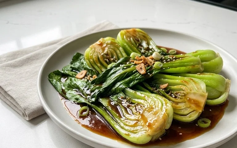 Bok Choy with Oyster Sauce