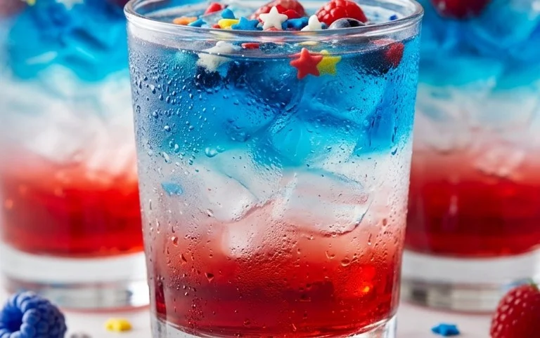 July 4th Layered Drinks Recipe