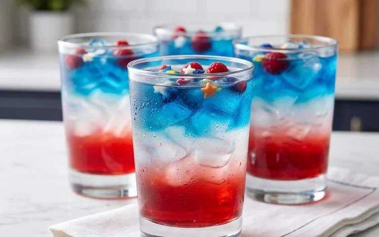 July 4th Layered Drinks Recipe