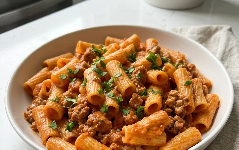 Creamy Sausage Rigatoni (One-Pan, 30-Minute Meal)