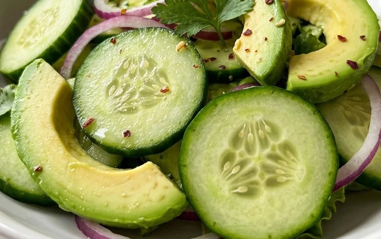 Cucumber Avocado Salad