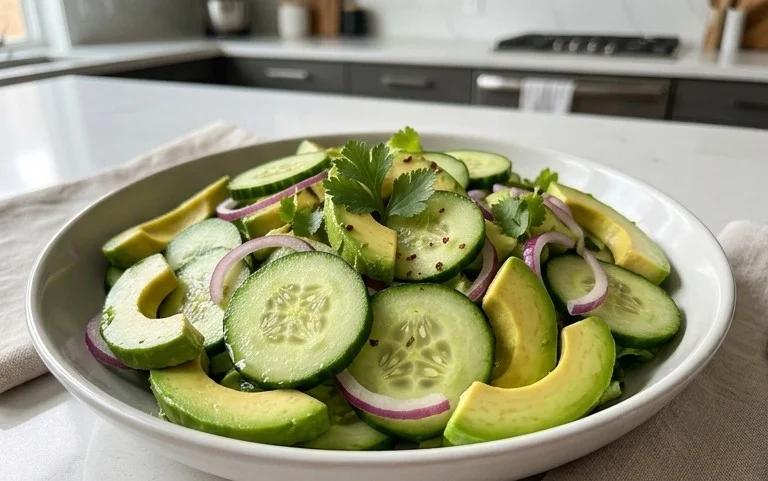 Cucumber Avocado Salad