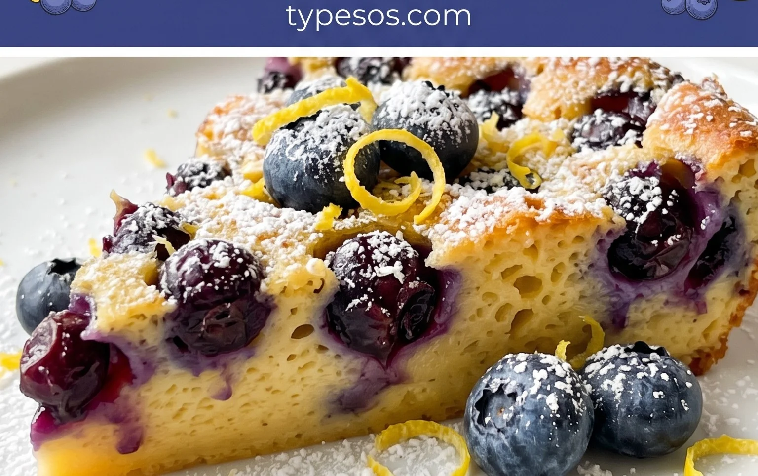 Lemon Blueberry Clafoutis