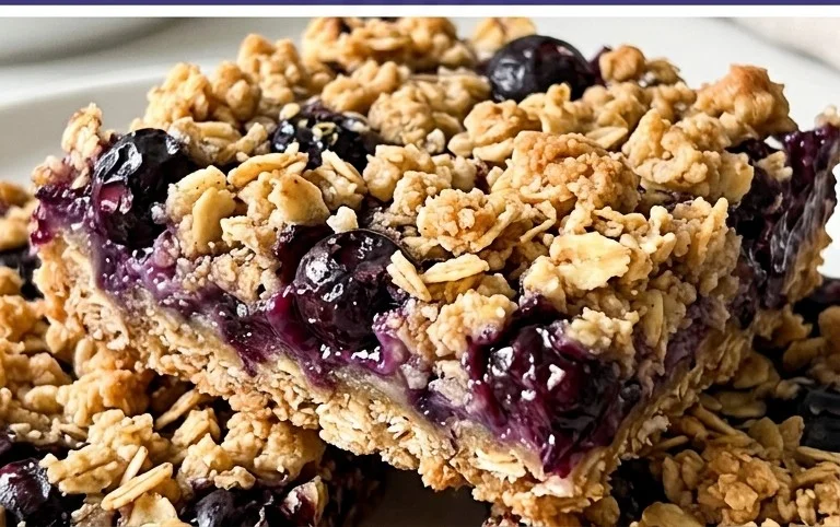 Blueberry Oatmeal Bars