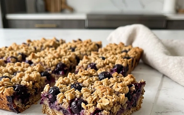Blueberry Oatmeal Bars