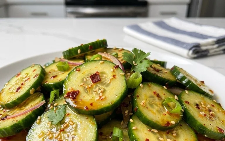 Spicy Asian Cucumber Salad