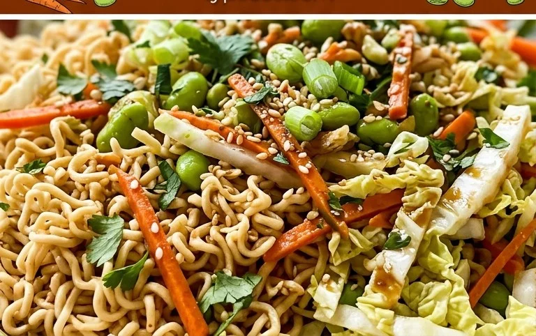 Crunchy Asian Ramen Noodle Salad Recipe