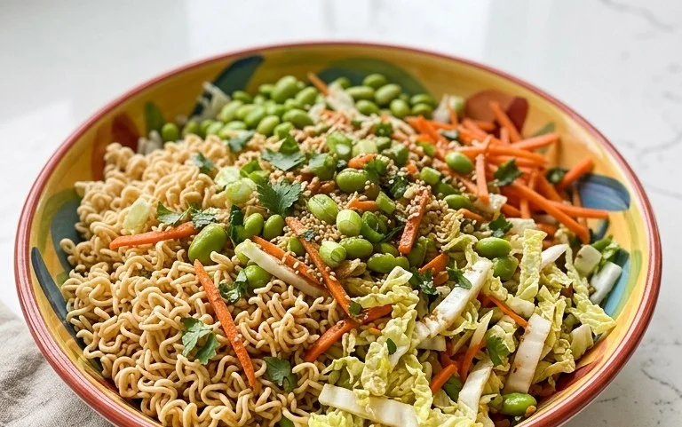 Crunchy Asian Ramen Noodle Salad Recipe