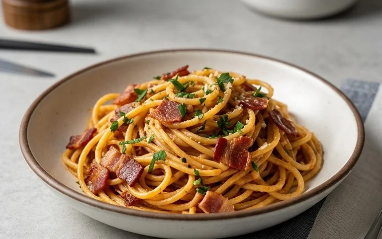 Beef Bacon Pasta