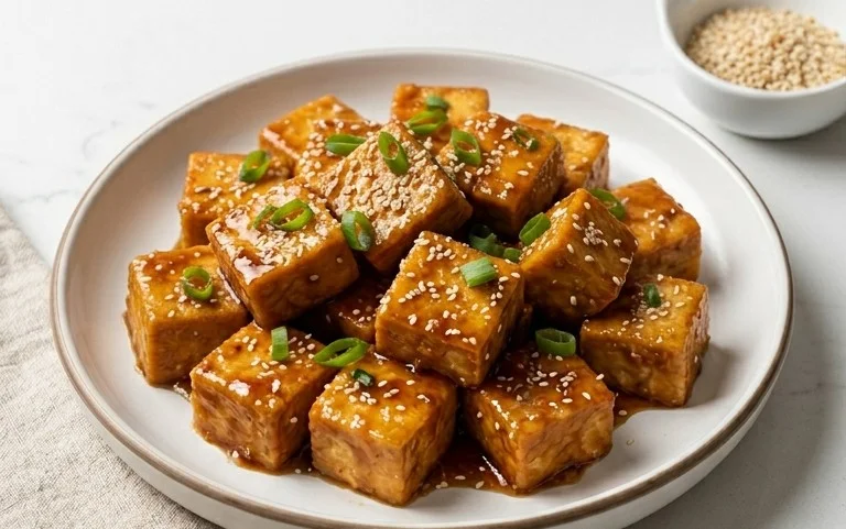 Honey Garlic Tofu
