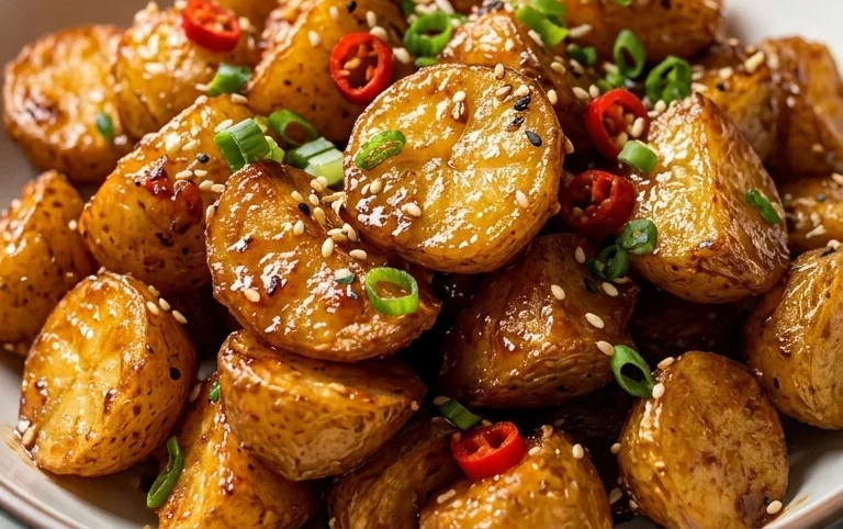 Crispy Honey Chilli Potatoes