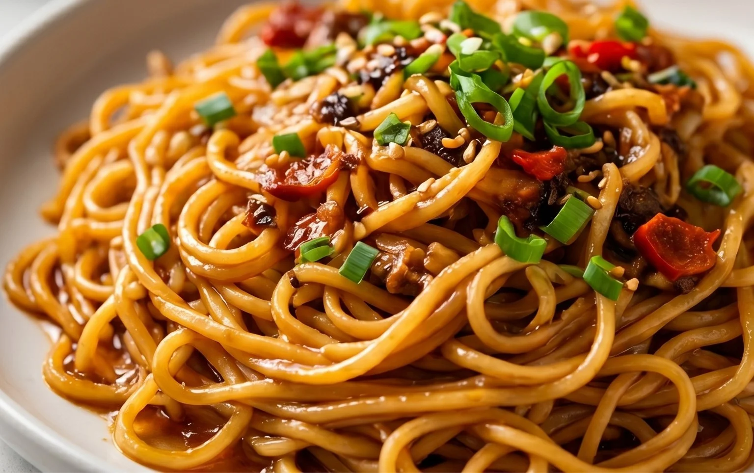 Easy Saucy Ramen Noodles